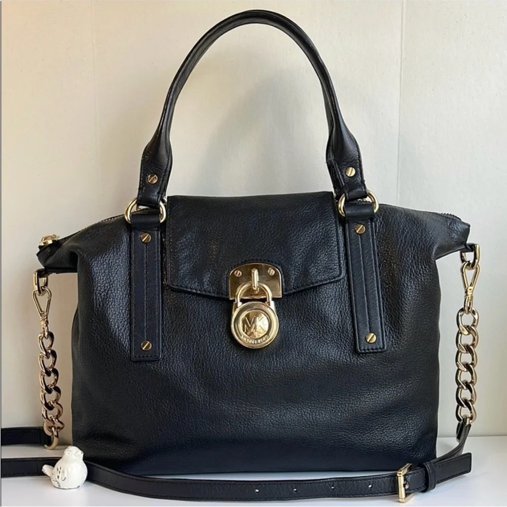 Michael Kors Genuine Leather Satchel Crossbody